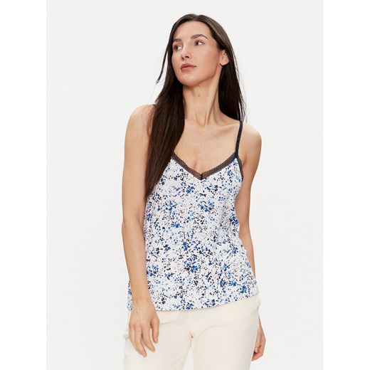Tommy Hilfiger Koszulka piżamowa UW0UW05193 Niebieski Regular Fit ze sklepu MODIVO w kategorii Piżamy damskie - zdjęcie 182626241