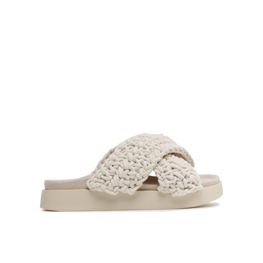 Inuikii Klapki Woven 70104-105 Biały ze sklepu MODIVO w kategorii Klapki damskie - zdjęcie 182626301