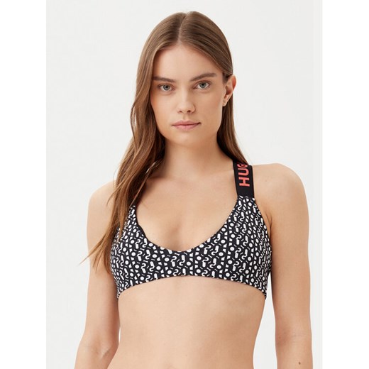 HUGO Góra od bikini Monogram 50534948 Czarny ze sklepu MODIVO w kategorii Stroje kąpielowe - zdjęcie 182626312