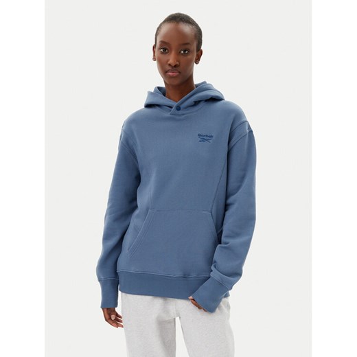 Reebok Bluza Icon Elements 100214074 Niebieski Regular Fit ze sklepu MODIVO w kategorii Bluzy damskie - zdjęcie 182626323