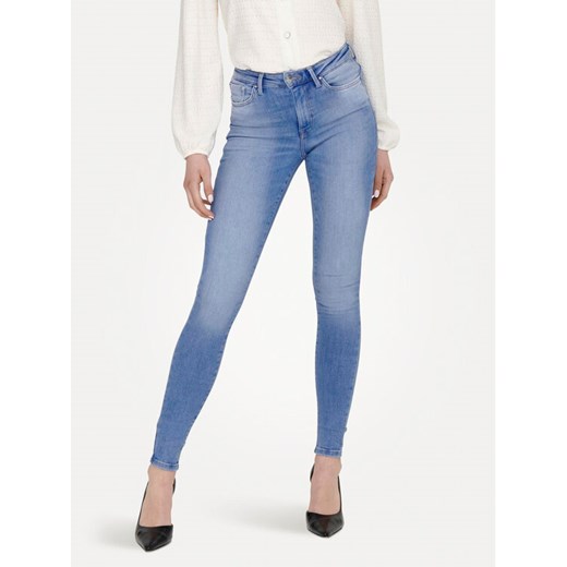 ONLY Jeansy Power 15250273 Niebieski Skinny Fit ze sklepu MODIVO w kategorii Jeansy damskie - zdjęcie 182626330