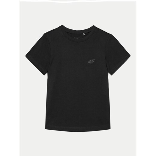 4F T-Shirt 4FJWMM00TTSHM1626 Czarny Regular Fit ze sklepu MODIVO w kategorii T-shirty chłopięce - zdjęcie 182626404