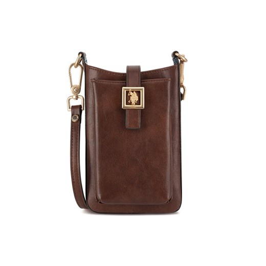 U.S. Polo Assn. Torebka BIUXT8504WVP Brązowy ze sklepu MODIVO w kategorii Listonoszki - zdjęcie 182626413