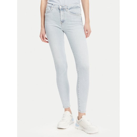 Tommy Hilfiger Jeansy Como WW0WW44369 Niebieski Skinny Fit ze sklepu MODIVO w kategorii Jeansy damskie - zdjęcie 182626421