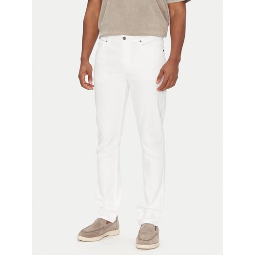 BOSS Jeansy Delaware Bo 50537832 Biały Slim Fit ze sklepu MODIVO w kategorii Jeansy męskie - zdjęcie 182626432