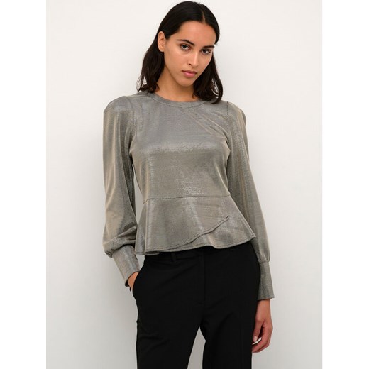 Karen by Simonsen Bluzka Kansaskb 10104595 Srebrny Shaped Fit ze sklepu MODIVO w kategorii Bluzki damskie - zdjęcie 182626441