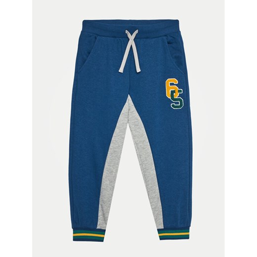 United Colors Of Benetton Spodnie dresowe 32N4GF03X Granatowy Regular Fit ze sklepu MODIVO w kategorii Spodnie chłopięce - zdjęcie 182626483