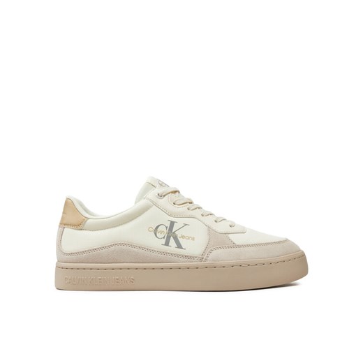 Calvin Klein Jeans Sneakersy Classic Cupsole Low Mix Mtl YM0YM01033 Écru 44 MODIVO