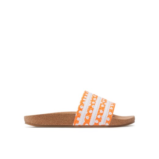 adidas Klapki adilette W GX9482 Biały ze sklepu MODIVO w kategorii Klapki damskie - zdjęcie 182626541