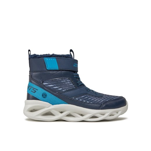 Skechers Sneakersy Twisted-Brights 401651L/NVBL Granatowy ze sklepu MODIVO w kategorii Buty sportowe dziecięce - zdjęcie 182626563