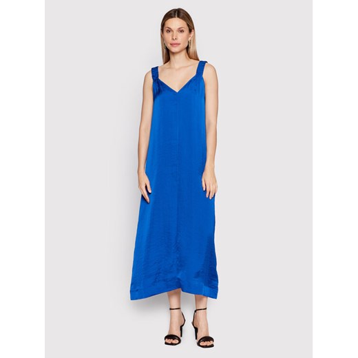 DKNY Sukienka codzienna P2DBTN10 Niebieski Regular Fit ze sklepu MODIVO w kategorii Sukienki - zdjęcie 182626594