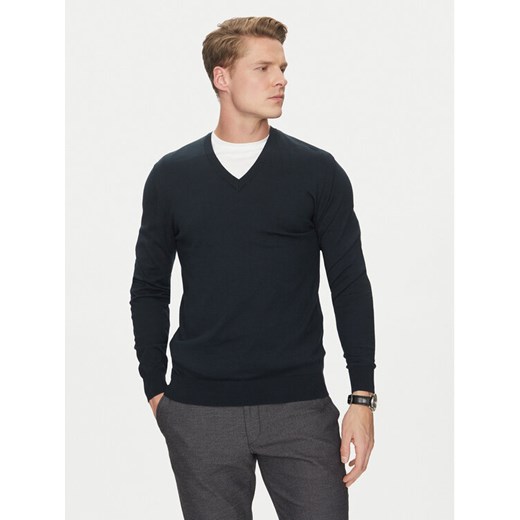 Marciano Guess Sweter 5GHR03 5861Z Granatowy Regular Fit ze sklepu MODIVO w kategorii Swetry męskie - zdjęcie 182626623