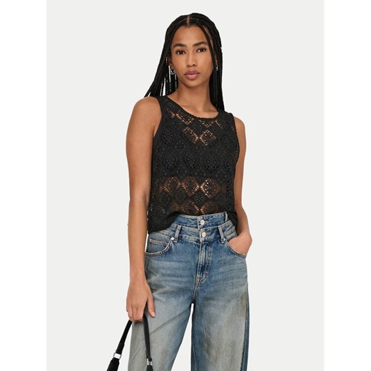 JDY Top Eva 15351499 Czarny Regular Fit ze sklepu MODIVO w kategorii Bluzki damskie - zdjęcie 182626631