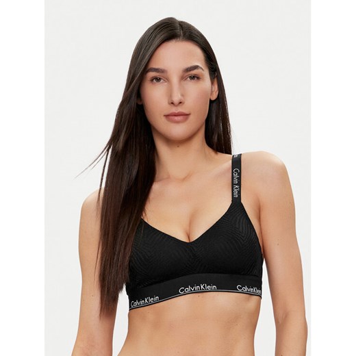 Calvin Klein Underwear Biustonosz top 000QF7797E Czarny ze sklepu MODIVO w kategorii Biustonosze - zdjęcie 182626673