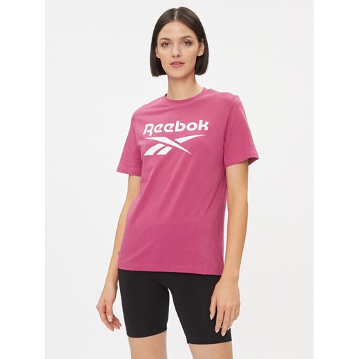 Reebok T-Shirt IM4088 Różowy ze sklepu MODIVO w kategorii Bluzki damskie - zdjęcie 182626714