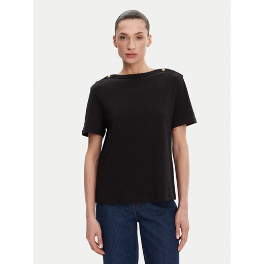 Tommy Hilfiger Bluzka WW0WW42907 Czarny Regular Fit ze sklepu MODIVO w kategorii Bluzki damskie - zdjęcie 182626803