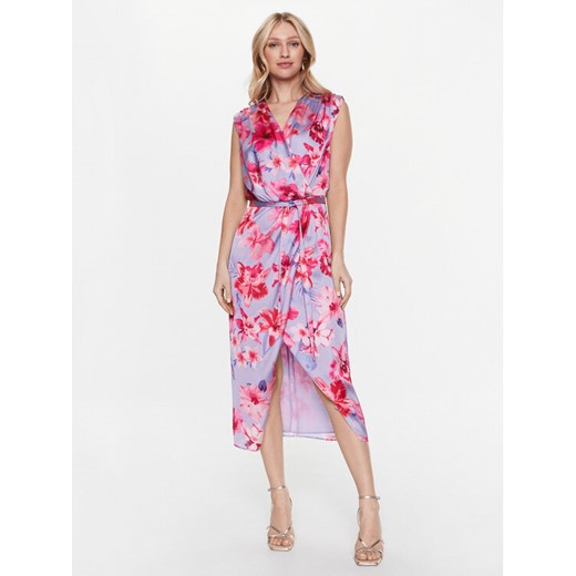 Pinko Sukienka codzienna 100942 A0M8 Fioletowy Regular Fit ze sklepu MODIVO w kategorii Sukienki - zdjęcie 182626841