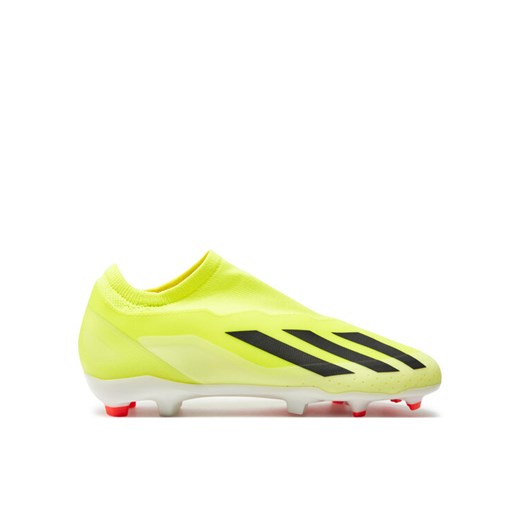 adidas Buty do piłki nożnej X Crazyfast League Laceless IG0622 Żółty ze sklepu MODIVO w kategorii Buty sportowe męskie - zdjęcie 182626904