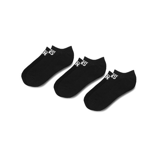 Vans Zestaw 3 par niskich skarpet damskich Classic Kick 6.5 VN000XSSBLK Czarny ze sklepu MODIVO w kategorii Skarpetki damskie - zdjęcie 182626941