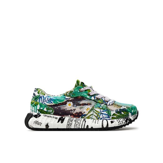 Laura Vita Sneakersy Burton 5 Zielony ze sklepu MODIVO w kategorii Buty sportowe damskie - zdjęcie 182626954