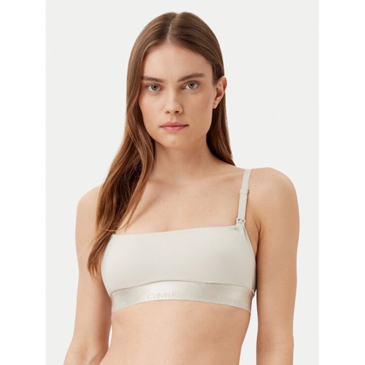 Calvin Klein Underwear Biustonosz do karmienia 000QF8008E Beżowy ze sklepu MODIVO w kategorii Biustonosze - zdjęcie 182627011