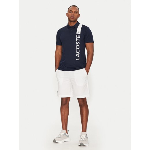 Lacoste Polo DH8940 Granatowy Regular Fit ze sklepu MODIVO w kategorii T-shirty męskie - zdjęcie 182627070