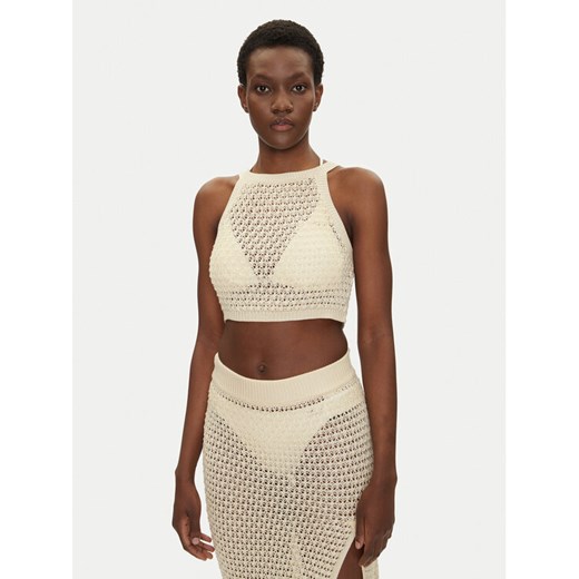 Guess Top E5GP02 Z3N30 Écru Regular Fit Guess XL MODIVO