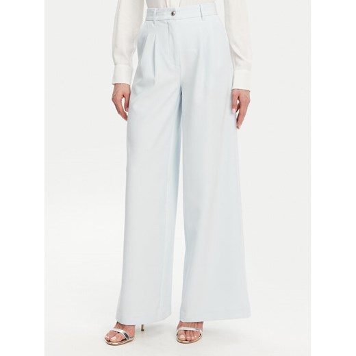 Guess Spodnie palazzo W5GB02 WH9Y2 Błękitny Wide Leg ze sklepu MODIVO w kategorii Spodnie damskie - zdjęcie 182627193