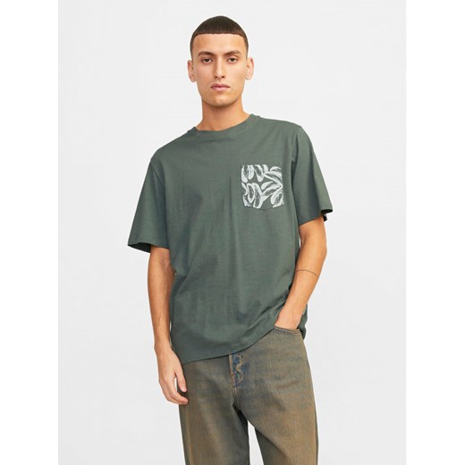 Jack&Jones T-Shirt Lafayette 12250435 Zielony Standard Fit ze sklepu MODIVO w kategorii T-shirty męskie - zdjęcie 182627210