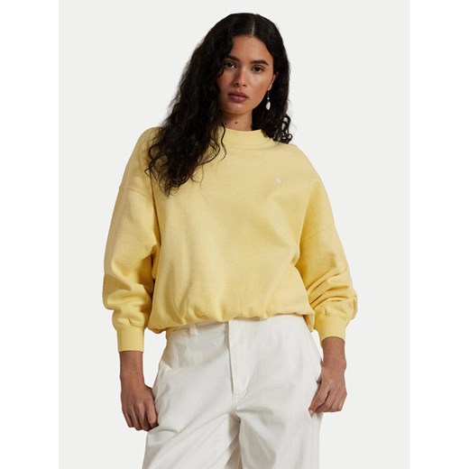 Polo Ralph Lauren Bluza 211965111001 Żółty Oversize ze sklepu MODIVO w kategorii Bluzy damskie - zdjęcie 182627251