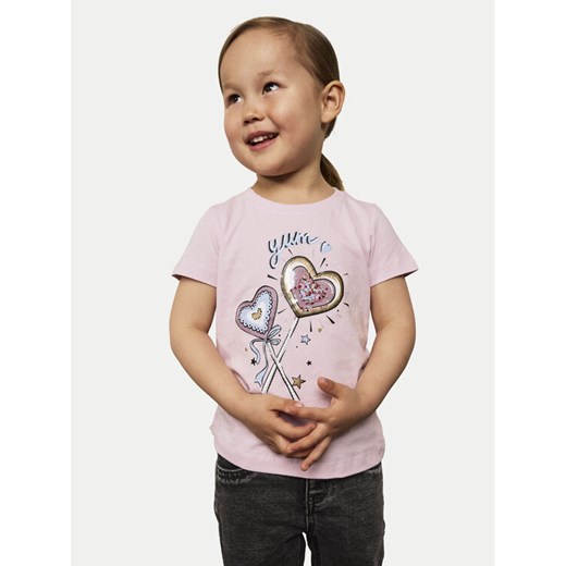 NAME IT T-Shirt Bethany 13237842 Różowy Regular Fit ze sklepu MODIVO w kategorii Bluzki dziewczęce - zdjęcie 182627284