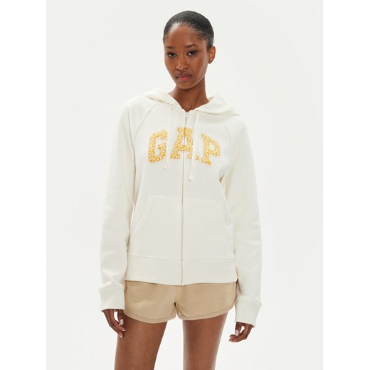 Gap Bluza 873024-07 Beżowy Regular Fit ze sklepu MODIVO w kategorii Bluzy damskie - zdjęcie 182627322