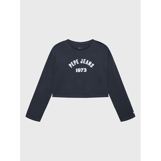 Pepe Jeans T-Shirt Paullete PG502955 Granatowy Regular Fit ze sklepu MODIVO w kategorii Bluzki dziewczęce - zdjęcie 182627341