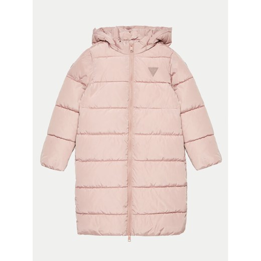 Guess Kurtka puchowa J4BL27 WB240 Różowy Regular Fit ze sklepu MODIVO w kategorii Kurtki dziewczęce - zdjęcie 182627364