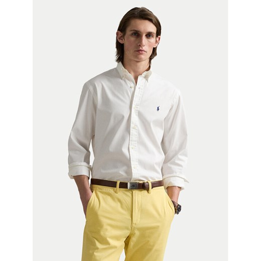 Polo Ralph Lauren Koszula 710937993008 Biały Custom Fit ze sklepu MODIVO w kategorii Koszule męskie - zdjęcie 182627372