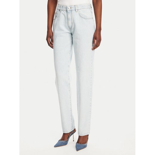 ACCESS FASHION Jeansy 53-8040-580 Niebieski Straight Fit ze sklepu MODIVO w kategorii Jeansy damskie - zdjęcie 182627373