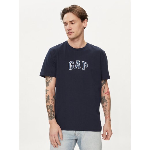 Gap T-Shirt 570044-03 Granatowy Regular Fit ze sklepu MODIVO w kategorii T-shirty męskie - zdjęcie 182627444