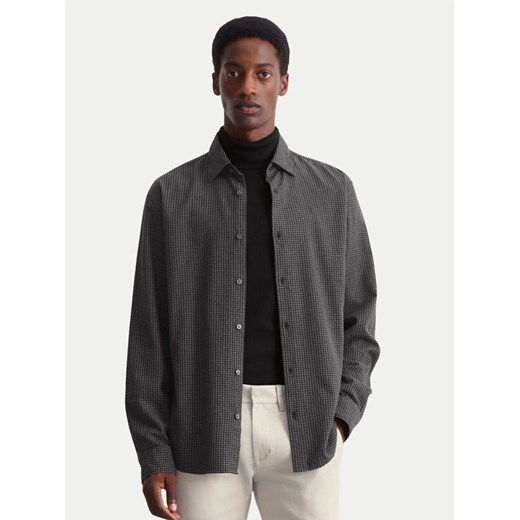 Marc O'Polo Koszula M29 7326 42118 Szary Regular Fit ze sklepu MODIVO w kategorii Koszule męskie - zdjęcie 182627454
