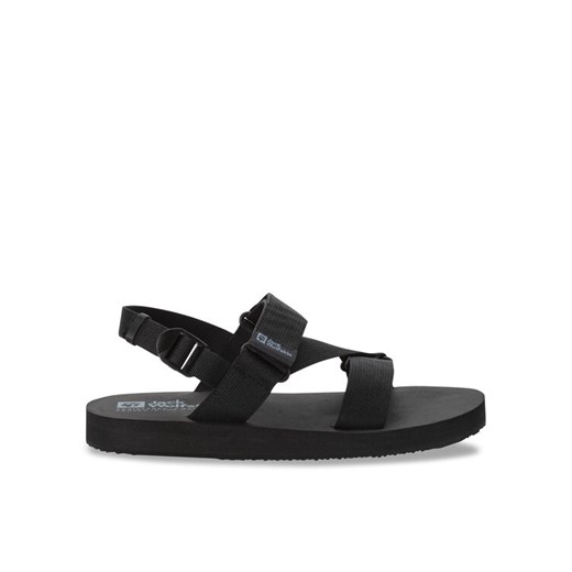 Jack Wolfskin Sandały Urban Entdeckung Belt Sandal 4056711 Czarny ze sklepu MODIVO w kategorii Sandały męskie - zdjęcie 182627462