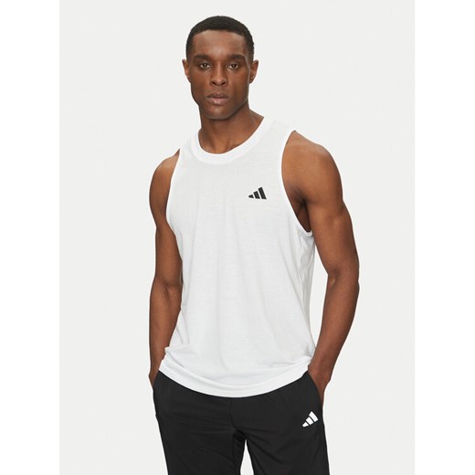 adidas Tank top Train Essentials Feelready Training Tank Top IC6947 Biały Slim Fit ze sklepu MODIVO w kategorii T-shirty męskie - zdjęcie 182627463