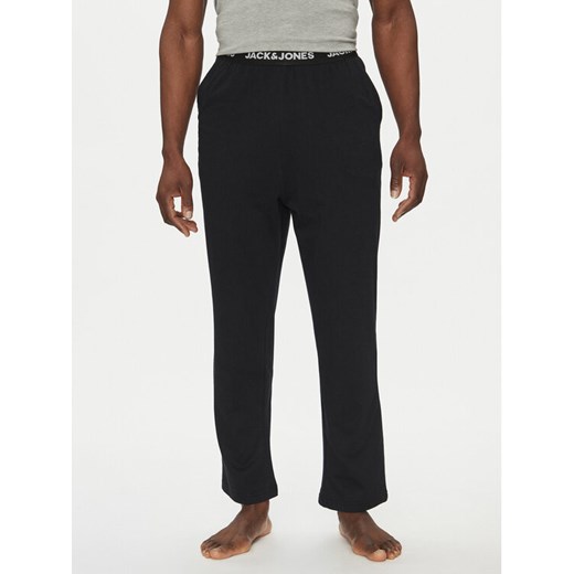 Jack&Jones Spodnie piżamowe Everest 12272200 Czarny Regular Fit ze sklepu MODIVO w kategorii Piżamy męskie - zdjęcie 182627502