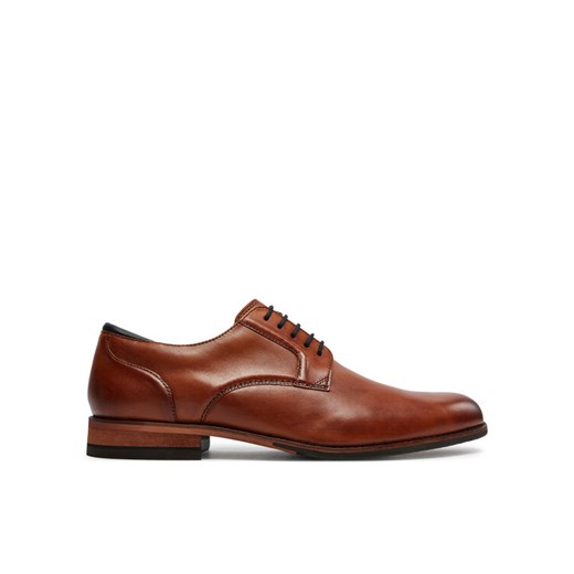 Clarks Półbuty Craftarlo Lace 26177697 Brązowy ze sklepu MODIVO w kategorii Buty eleganckie męskie - zdjęcie 182627543