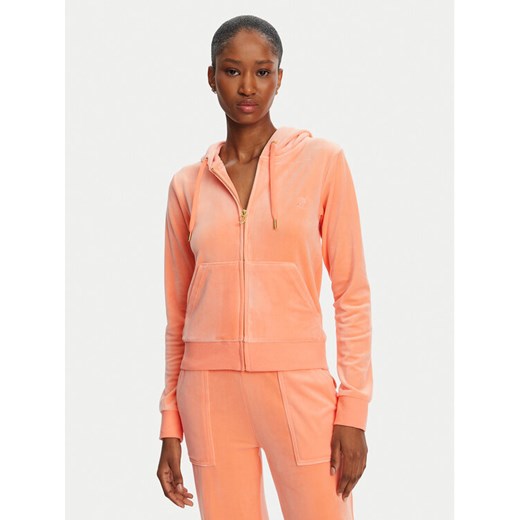 Juicy Couture Bluza Robertson JCAP176 Pomarańczowy Slim Fit ze sklepu MODIVO w kategorii Bluzy damskie - zdjęcie 182627732