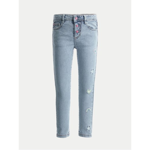 Original Marines Jeansy DFP3011CF Niebieski Slim Fit ze sklepu MODIVO w kategorii Spodnie dziewczęce - zdjęcie 182627812