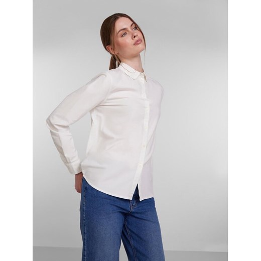 Pieces Koszula Irena 17087952 Biały Regular Fit ze sklepu MODIVO w kategorii Koszule damskie - zdjęcie 182627854