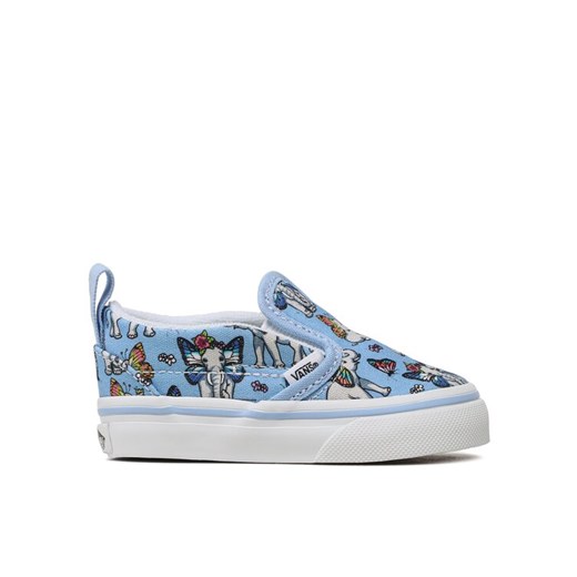 Vans Tenisówki Td Slip-On V VN0A3488Y311 Niebieski ze sklepu MODIVO w kategorii Trampki dziecięce - zdjęcie 182627863