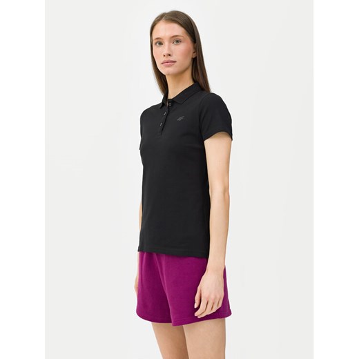 4F Polo 4FWSS24TPTSF132 Czarny Slim Fit L MODIVO
