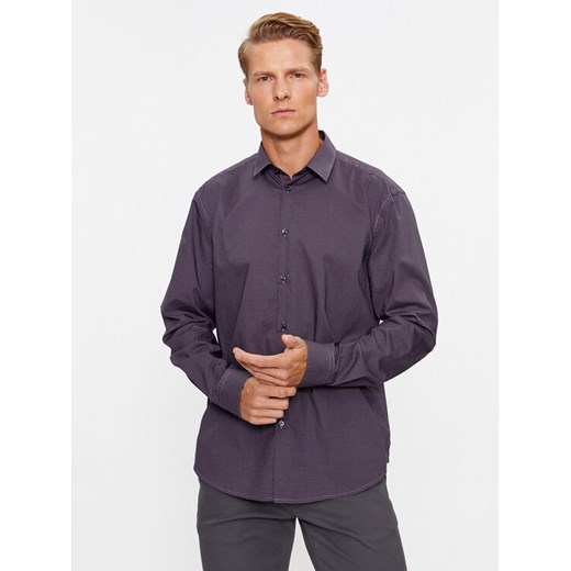 Sisley Koszula 5PFRSQ02D Fioletowy Regular Fit ze sklepu MODIVO w kategorii Koszule męskie - zdjęcie 182628034