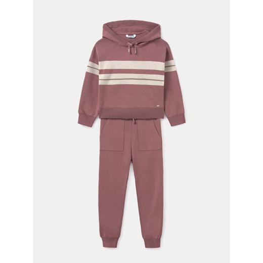Mayoral Dres 7555 Fioletowy Regular Fit ze sklepu MODIVO w kategorii Dresy dziewczęce - zdjęcie 182628044