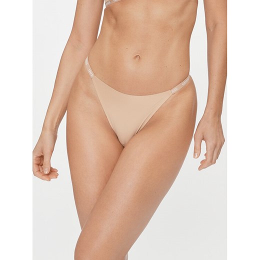 Guess Stringi O3YE02 KBS50 Beżowy ze sklepu MODIVO w kategorii Majtki damskie - zdjęcie 182628061